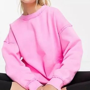 Free People Solid Metti Crew Miami Pink